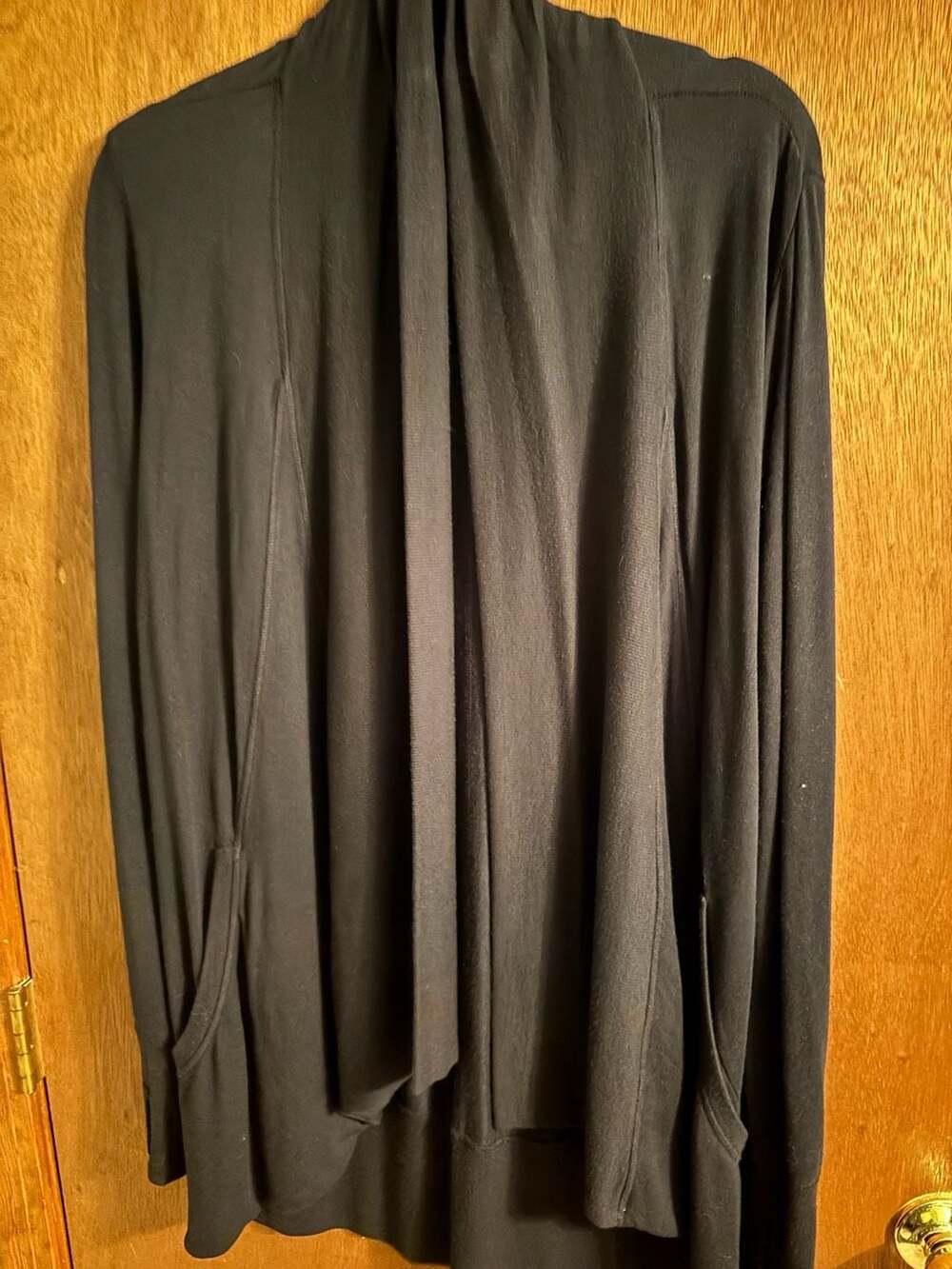 Athleta Pranayama Wrap Cardigan Black Size S
